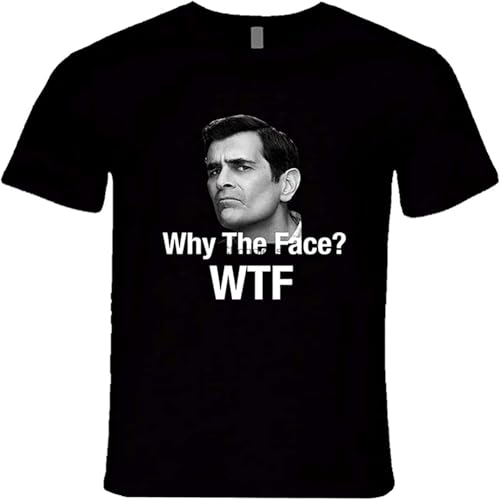 Phil Dunphy Why The Face WTF Tshirt Phil Dunphy Modern Family Quote T Shirt(2) Black T-Shirts & Hemden(XX-Large) von X2024LIAN