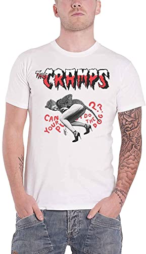 The Cramps T Shirt Do The Dog Band Logo Mens T-Shirts & Hemden(X-Large) von X2024LIAN