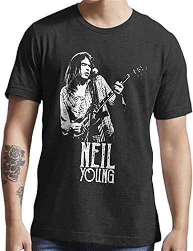 Young Neil - The Whitetencil Essential T-Shirt Mens T Shirt Black Black T-Shirts & Hemden(Medium) von X2024LIAN
