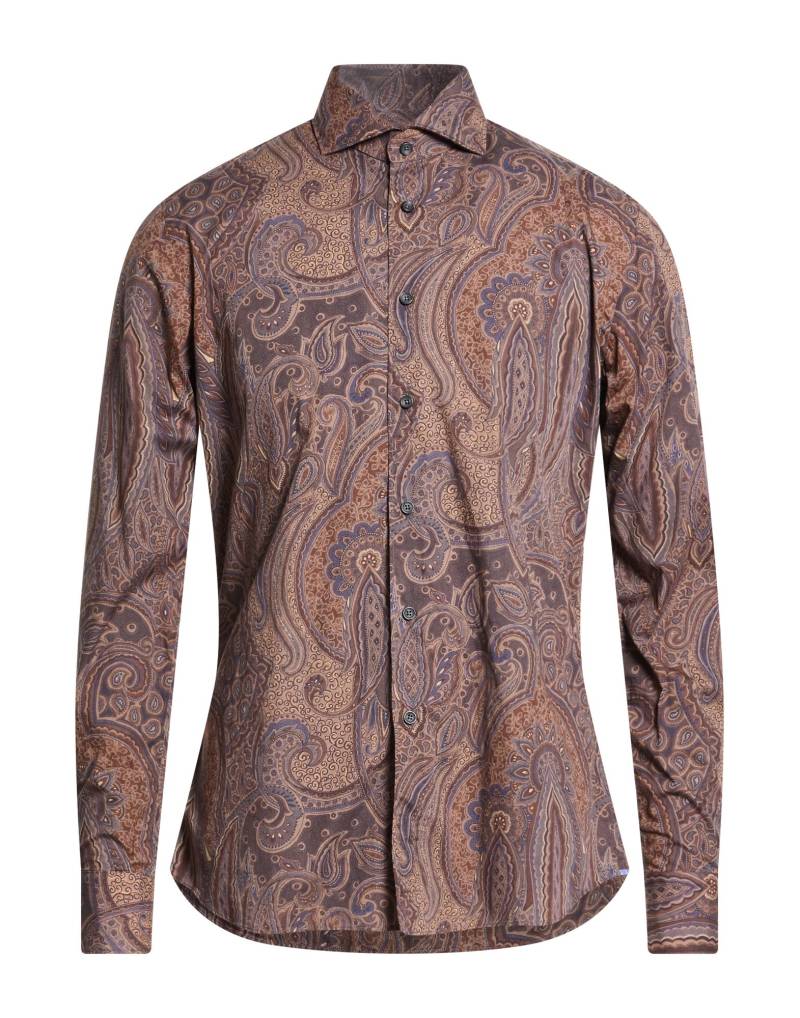 XACUS Hemd Herren Braun von XACUS