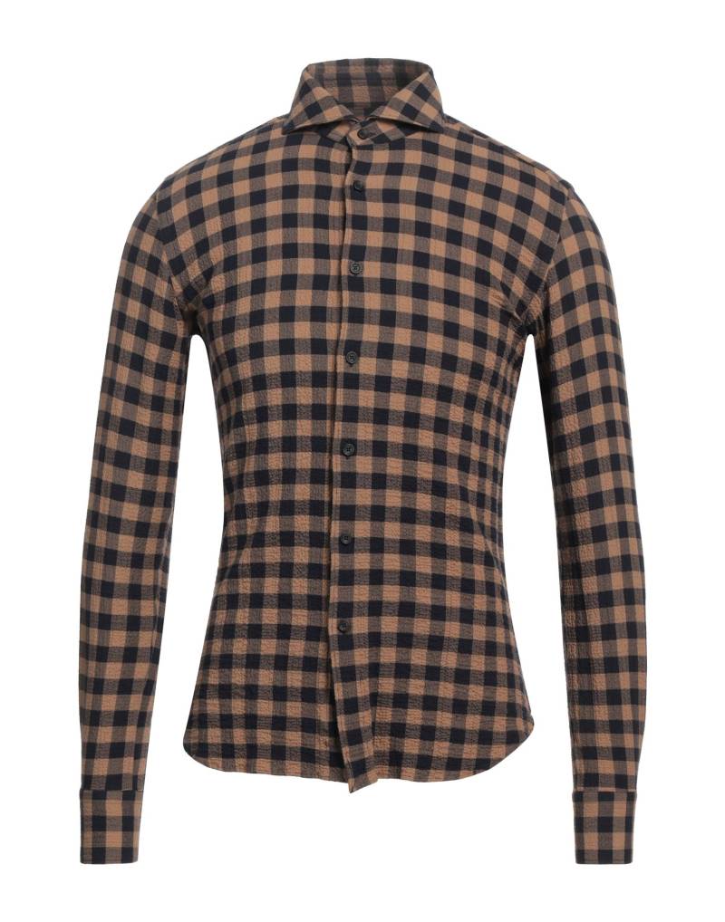 XACUS Hemd Herren Braun von XACUS