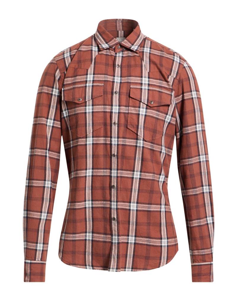 XACUS Hemd Herren Braun von XACUS