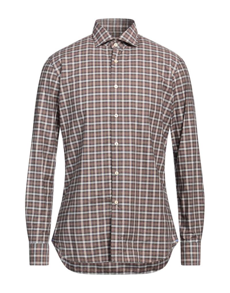 XACUS Hemd Herren Braun von XACUS