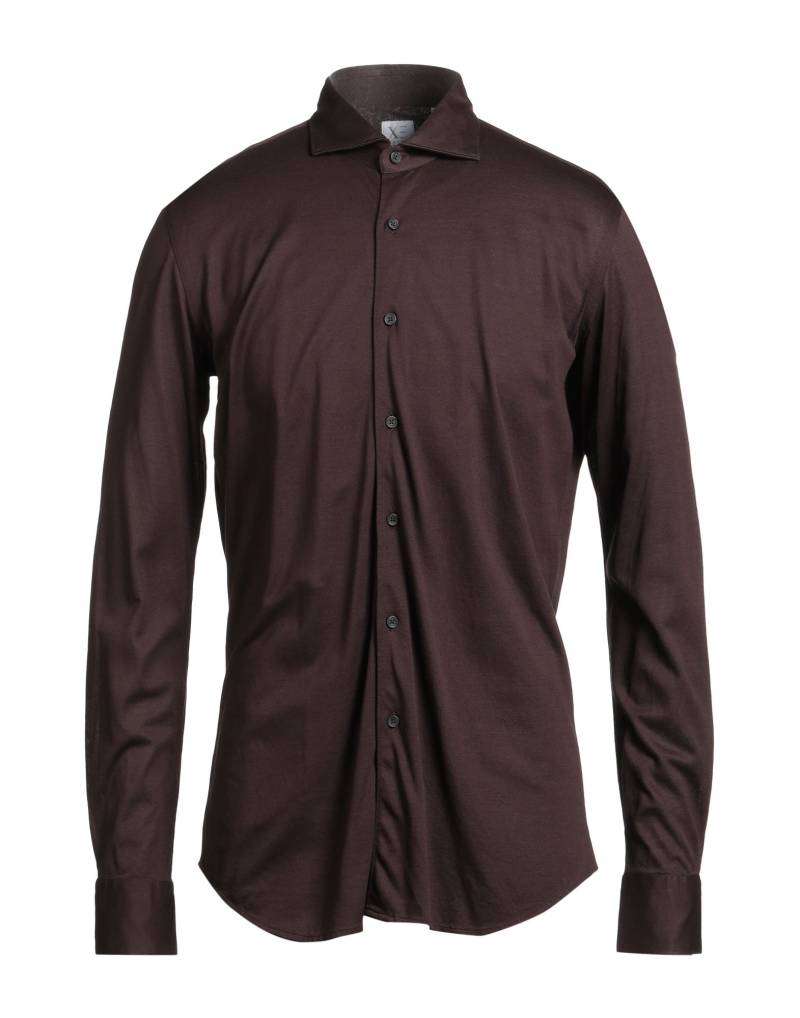 XACUS Hemd Herren Dunkelbraun von XACUS