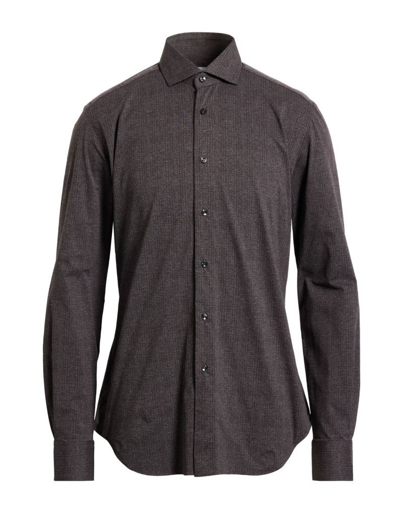 XACUS Hemd Herren Dunkelbraun von XACUS
