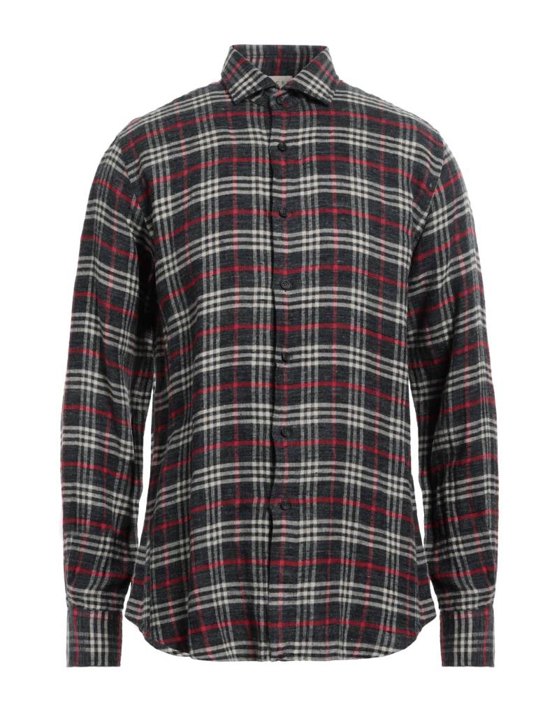 XACUS Hemd Herren Braungrau von XACUS