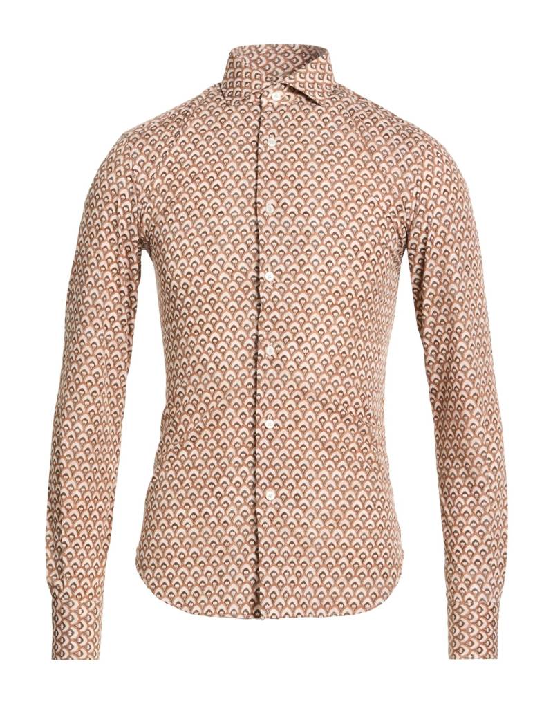 XACUS Hemd Herren Hellbraun von XACUS