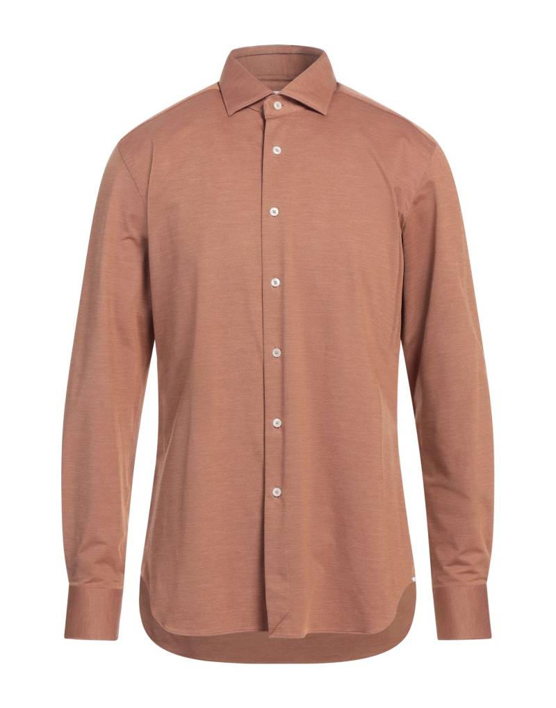 XACUS Hemd Herren Hellbraun von XACUS