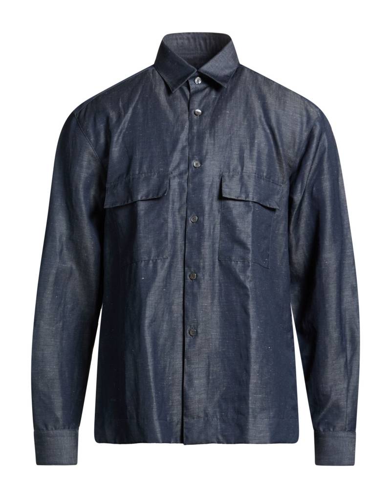 XACUS Jeanshemd Herren Blau von XACUS