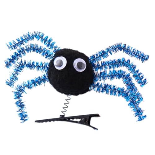 1 x Halloween-Spinnen Haarspange für Kinder, Federclip mit Design, leicht, sicher für Kostümpartys, Schulveranstaltungen von XAGMODSHN