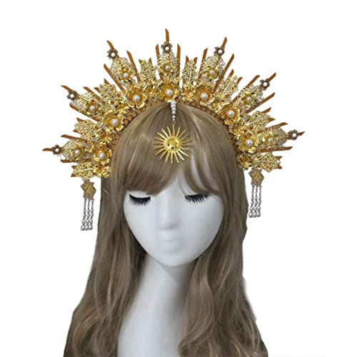 Cosplay Form Stirnband Materialien Festival Haar Hoop Shows Kopfschmuck Neujahr Kostüm Uni von XAGMODSHN
