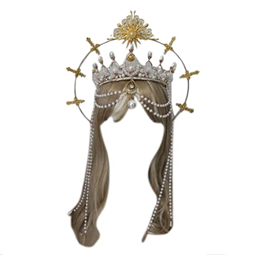 Cosplay Form Stirnband Materialien Festival Haarreifen Weihnachten Shows Kopfschmuck Neujahr Kostüm von XAGMODSHN