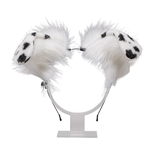 Cosplay Pelztier Hund Ohren Haarreifen handgefertigt Kostüm Cosplay Lange Kopfbedeckung für Halloween Party Dekoration von XAGMODSHN