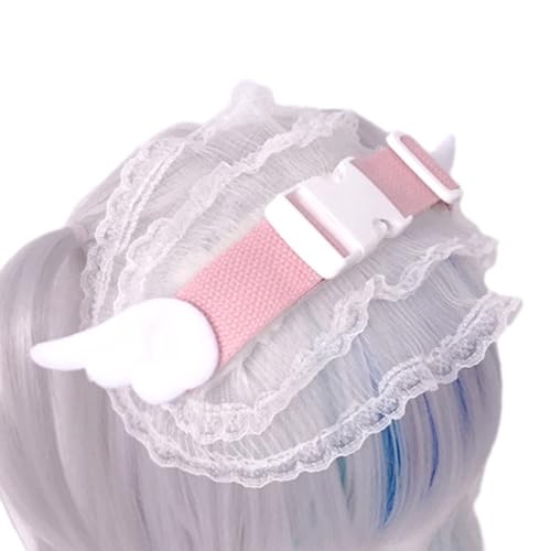 Damen-Kopfschmuck mit Flügel-Spitze, mit schöner Schnalle, Stirnband, Cosplay, Kopfbedeckung, Foto-Requisiten von XAGMODSHN