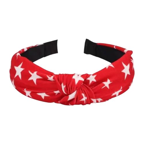 Damen-Stirnbänder mit patriotischer Sternflagge, rot, weiß, blau, Haarschmuck für 4. Juli, Kostüm von XAGMODSHN