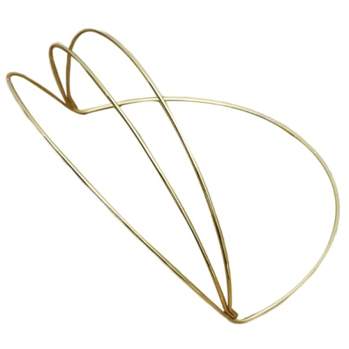 Glatte Metall-Stirnbänder für Damen, Haarschmuck, dünner Stahldrahtrahmen, Haarband, Stirnbänder, Weihnachten, goldfarben, silberfarben von XAGMODSHN