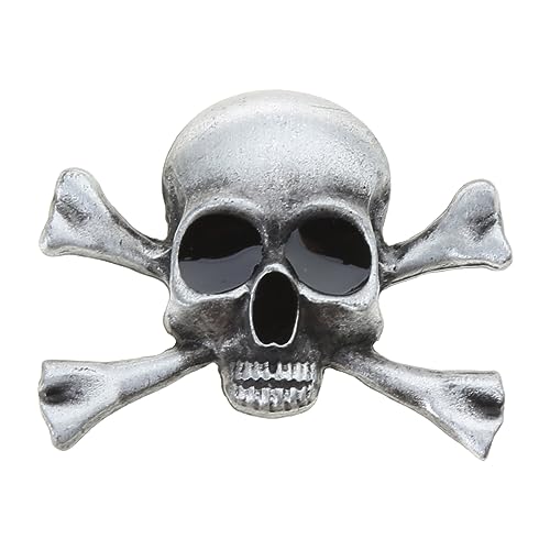Gothic Skull Daggers Abzeichen Pin Mode Brosche Retro Kleidung Dekoration Revers Für Hip Hop Rock Halloween Party Horror Schädel Broschen Legierung Cross Abzeichen von XAGMODSHN