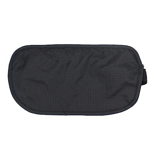 Gürteltasche aus Stoff, versteckt, für Reisen, Geldbeutel, dünne Sicherheit, nützliche Tasche, Farbe: Schwarz, as described von XAGMODSHN