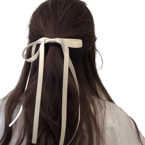 Haargummi, Vintage-Stil, große Schleife, trendiges Band, Haargummi, Pferdeschwanz-Halter für Damen und Mädchen Haargummi, Vintage-Stil, große Schleife, trendiges Band, Haargummi, Pferdeschwanz-Halter für Damen und Mädchen von XAGMODSHN