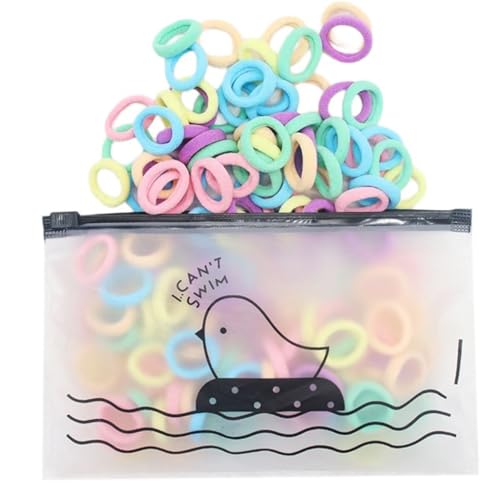 Haargummis für Frauen und Mädchen, Haargummis, Pferdeschwanz-Halter, elastische Haarbänder, Weihnachten, 100 Stück von XAGMODSHN