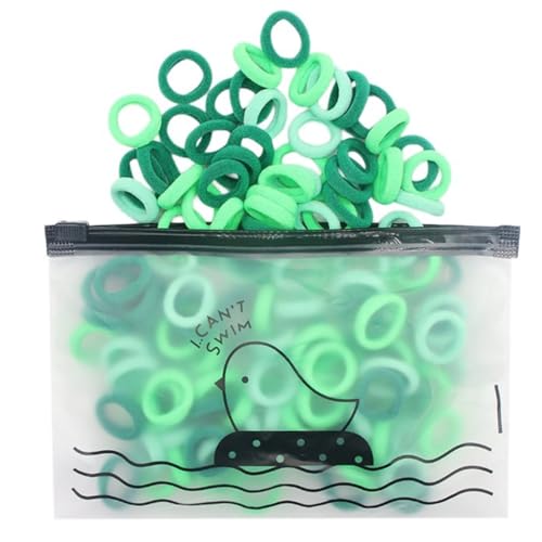 Haargummis für Frauen und Mädchen, Haargummis, Pferdeschwanz-Halter, elastische Haarbänder, Weihnachten, 100 Stück von XAGMODSHN