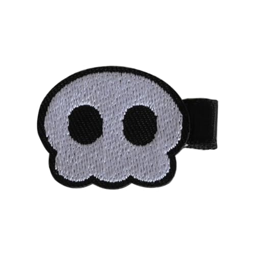 Haarnadeln in Totenkopf-Form, für Mädchen, Punk, Entenschnabel, Halloween, Punk, Pferdeschwanz, Pony, Haarspange für Damen von XAGMODSHN