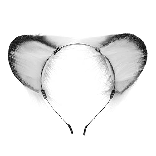 Haarreif für Damen und Mädchen, Cartoon-Ohren, Farbverlauf, Haarreifen, Make-up, Waschen, Gesicht, Weihnachts-Kopfschmuck von XAGMODSHN