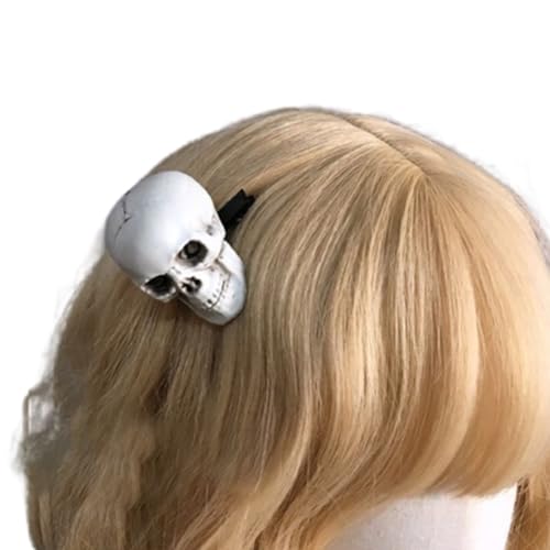 Haarreif mit Halloween-Thema, Totenkopf, Blume, Schleier, Haarband, Cosplay-Kostüm, Kopfschmuck, für Damen, Festival, Haardekoration von XAGMODSHN