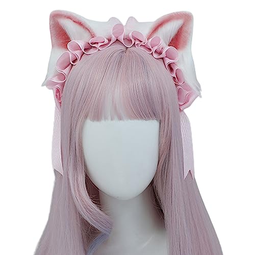 Haarreifen mit Tiermotiven für Katzenohren, für Damen, Stirnband, Make-up für das Waschen des Gesichts, Dusche, Weihnachten, Haare, A von XAGMODSHN
