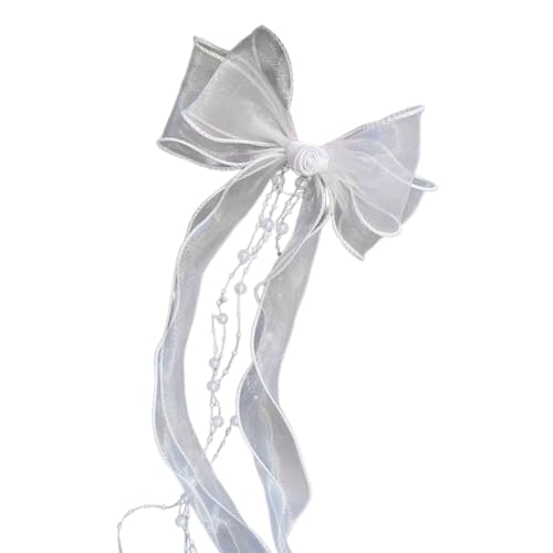 Haarschmuck mit glitzernder Schleife, Kopfschmuck, Haarschmuck für Festzug, Abschlussball, Braut, Hochzeit, Kopfbedeckung von XAGMODSHN