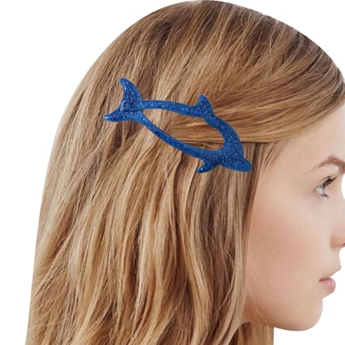 Haarspange für Mädchen, mit Delfin-Kopfschmuck, Delfin-Form, süße 2000er-Jahre-Mädchen-Haarnadeln von XAGMODSHN