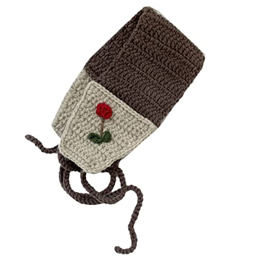 Häkelhaarband Häkeln Haar Bandanas Kopftuch Gestrickt Stirnband Schal Vintage Haarschal Ohrenschützer Gestrickte Bandanas von XAGMODSHN