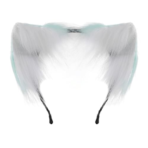 Handgefertigter Cartoon-Füchs-Ohr-Haarreif für Damen, Halloween, Make-up-Stirnband für Ostern, Karneval, Cosplay, Haarschmuck von XAGMODSHN