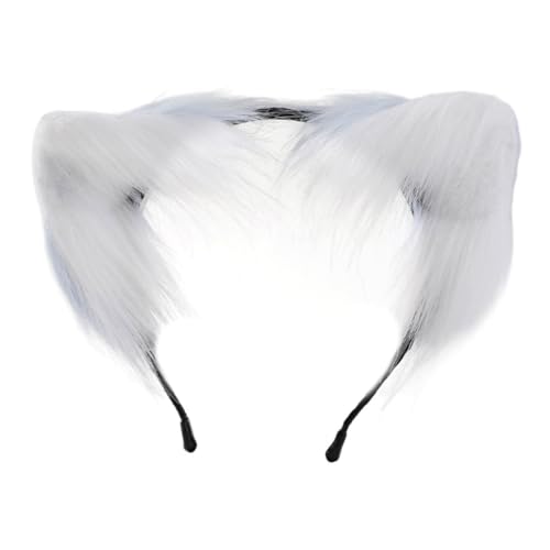 Handgefertigter Cartoon-Füchs-Ohr-Haarreif für Damen, Halloween, Make-up-Stirnband für Ostern, Karneval, Cosplay, Haarschmuck von XAGMODSHN