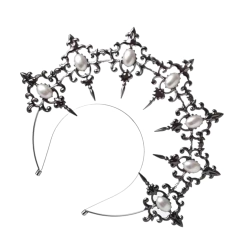 Handgefertigtes Tiara-Haarband aus Legierung, für Damen, Hochzeit und Partys, Braut-Haarschmuck Handgefertigtes Tiara-Haarband aus Legierung, für Damen, Hochzeit und Partys, Braut-Haarschmuck von XAGMODSHN