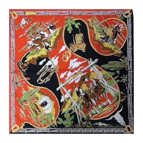 Hip Hop Durag Bandana Doo Rag Kopftuch für Damen Herren quadratischer Turban Kopftuch Punk Head Wrap Kopfbedeckung von XAGMODSHN