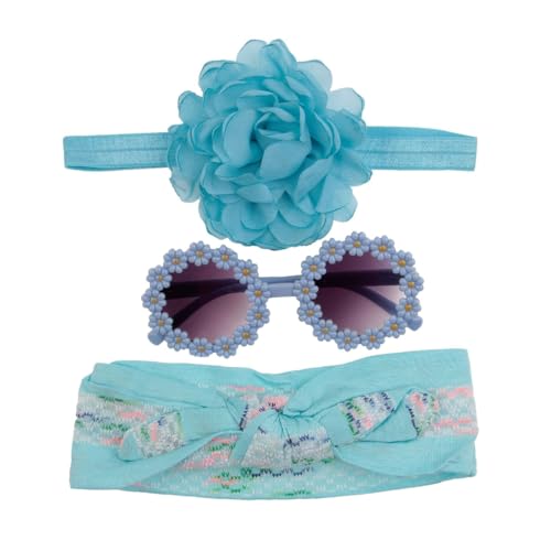 Kinder- und Stirnbänder-Set für Mädchen und Jungen, Foto-Requisiten, große Blume, Haarband, Mädchen, Jungen, Geschenke von XAGMODSHN