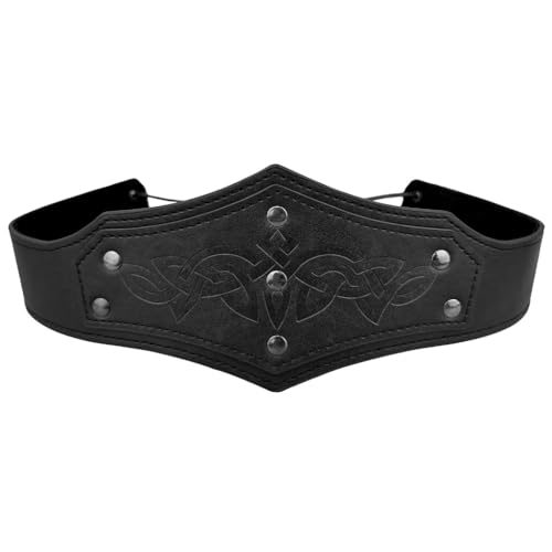 Mittelalterliches Stirnband Vintage Cosplay Geprägt Haarband für Männer Cosplay Supplies Stirnband für Fotoshootings und Bühne von XAGMODSHN