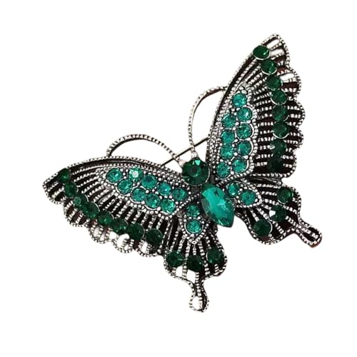 Mode Strasssteine Schmetterling Pin Handwerk Leichtmetallschmuck Geschenke Für Frauenfestmale Abendkleidung Strassstresssteine Butterfly Brosche Pin von XAGMODSHN