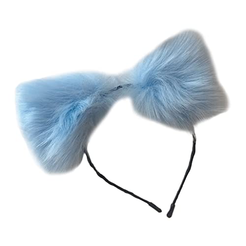 Modische Cosplay-Stirnbänder für Damen und Mädchen, Plüsch-Stirnband, Haardekoration von XAGMODSHN