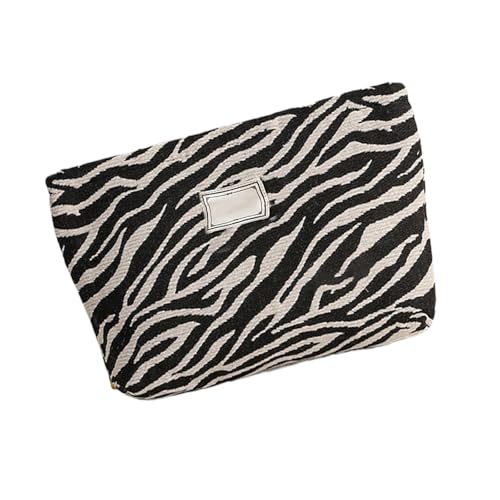 Modischer Make-up-Organizer mit Leopardenmuster, platzsparende Designs für trendige Frauen unterwegs, Kosmetik-Organisation, Make-up-Aufbewahrung von XAGMODSHN