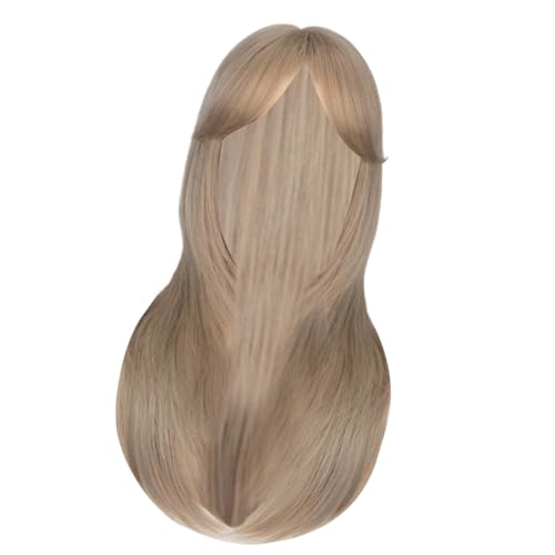 Natural Hair Piece Long Hair Perücken Full Head Toupee Für Halloween Holiday Coole Haarfarbe Für Cosplay Coser von XAGMODSHN