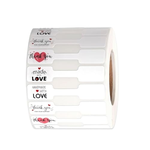 Packung Mit 500 Starken Klebstoff Schmuckpreiskennzeichnungen Blanks Schreibbare Aufkleber Für Handgefertigtes Handwerksdisplay Und Einzelhandel Verwenden Handgefertigte Schmucketiketten Für Den von XAGMODSHN