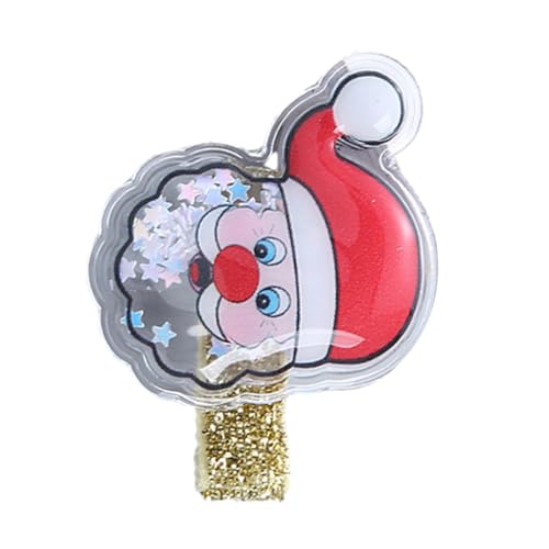 Pailletten Weihnachten Haarspange für Frauen Entenschnabel Haarspange Haarnadel Mädchen Seitenclip Urlaub Haarspangen für Seitenpony von XAGMODSHN