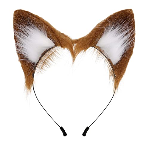 Plüsch Cartoon Stirnband für Katzenohren Form Haarreifen Party Kopfschmuck Haarband Cosplay Kostüm Requisiten Uni von XAGMODSHN
