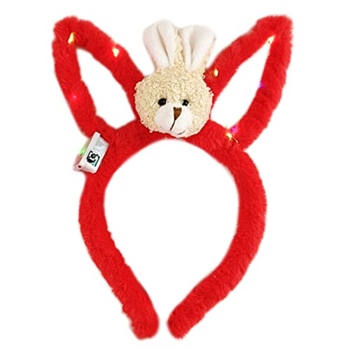 Plüsch-Kopfbedeckung für Mädchen, Cosplay, Kopfschmuck für Erwachsene, Kinder, Festival-Kopfbedeckung von XAGMODSHN