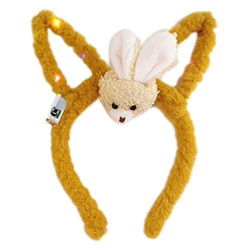 Plüsch-Kopfbedeckung für Mädchen, Cosplay, Kopfschmuck für Erwachsene, Kinder, Festival-Kopfbedeckung von XAGMODSHN