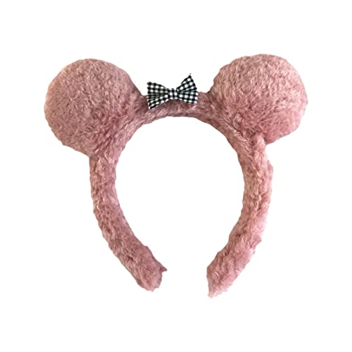 Plüschtier Bär Ohren Haarschmuck Schleifen Haarreifen Halloween Party Haarreifen Tier Cosplay Fancy Requisiten von XAGMODSHN