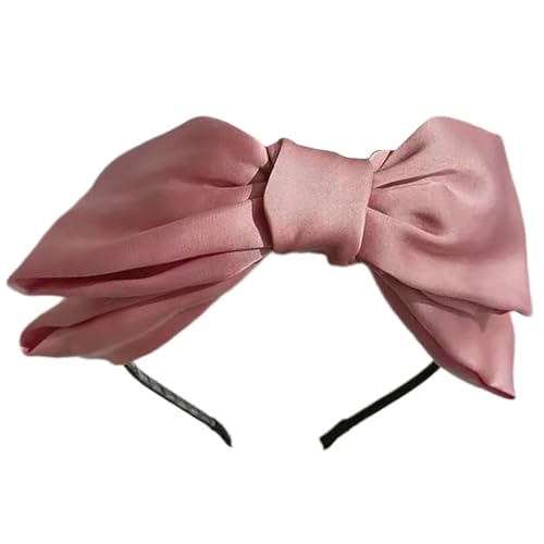 Punk übergroßer Haarreif Vintage Haarband für Rockkonzerte Schleifen dunkle Schleife Kopfschmuck Unisex von XAGMODSHN