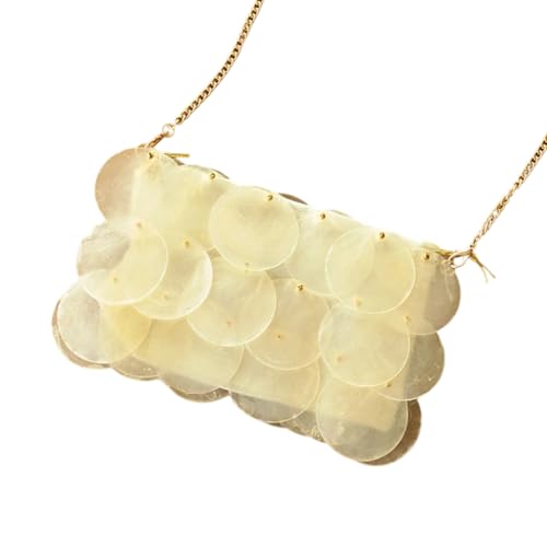 Retro-Stil Acryl Shell Geldbörse Handwerklich geflochtene Details leichte Schulter Crossbody Geldbörse für gesellschaftliche Veranstaltungen Luxus Umhängetasche von XAGMODSHN